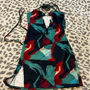 Multi-color mini dress